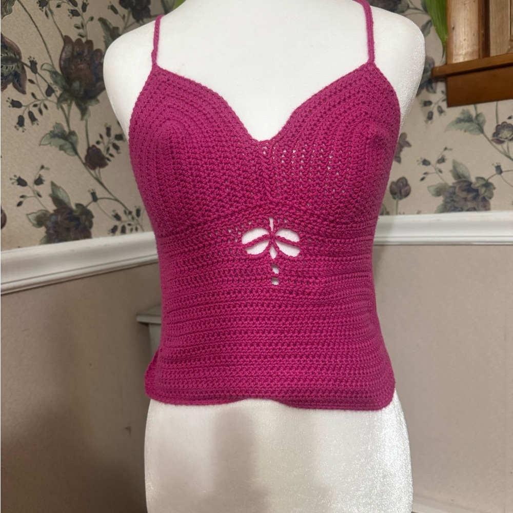 Handmade crotchet top